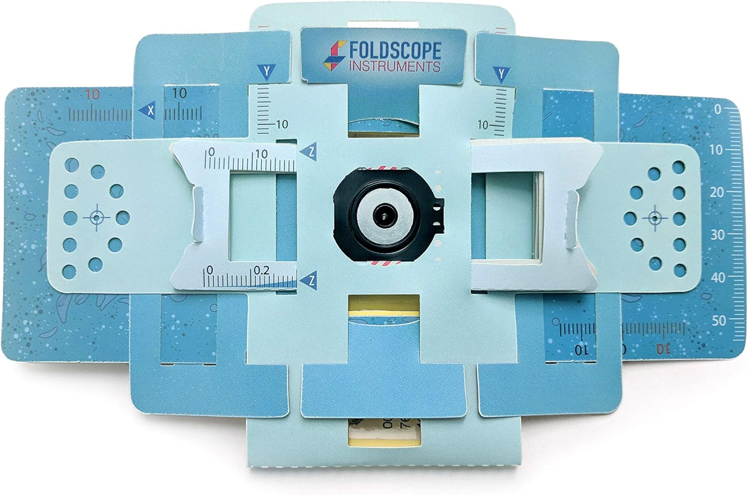 Foldscope paper microscope
